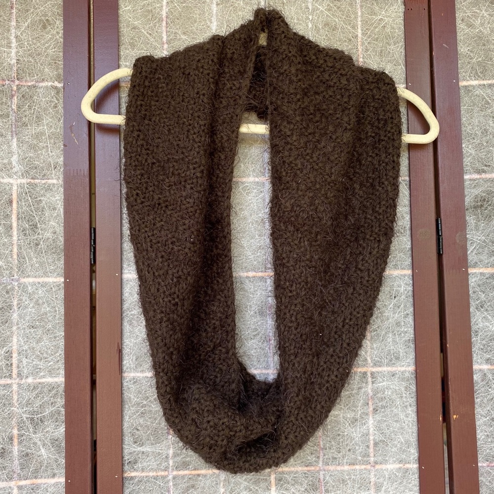 *BOGO 1/2* Fuzzy Brown Infinity Scarf